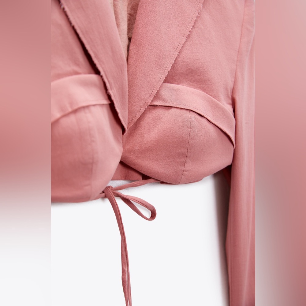 Zara cropped balconette blazer - Picture 5 of 6